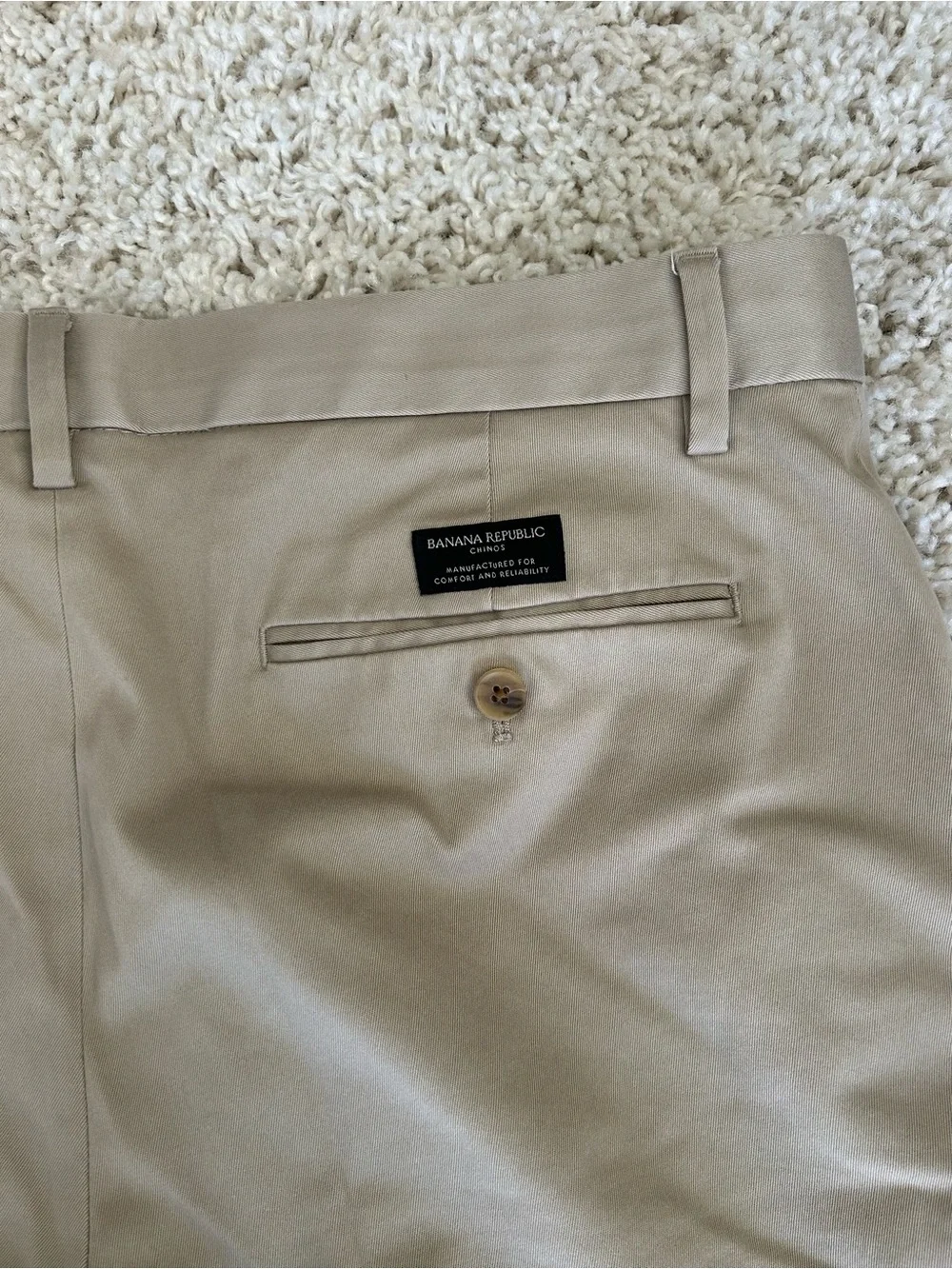 Banana Republic Slim Fit Chinos - Khaki Tan